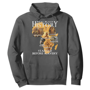 Black History Hoodie Didnt Start With Slavery TS10 Dark Heather Print Your Wear