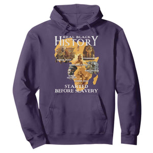 Black History Hoodie Didnt Start With Slavery TS10 Purple Print Your Wear