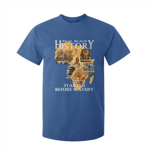 Black History T Shirt For Kid Didnt Start With Slavery TS10 Royal Blue Print Your Wear