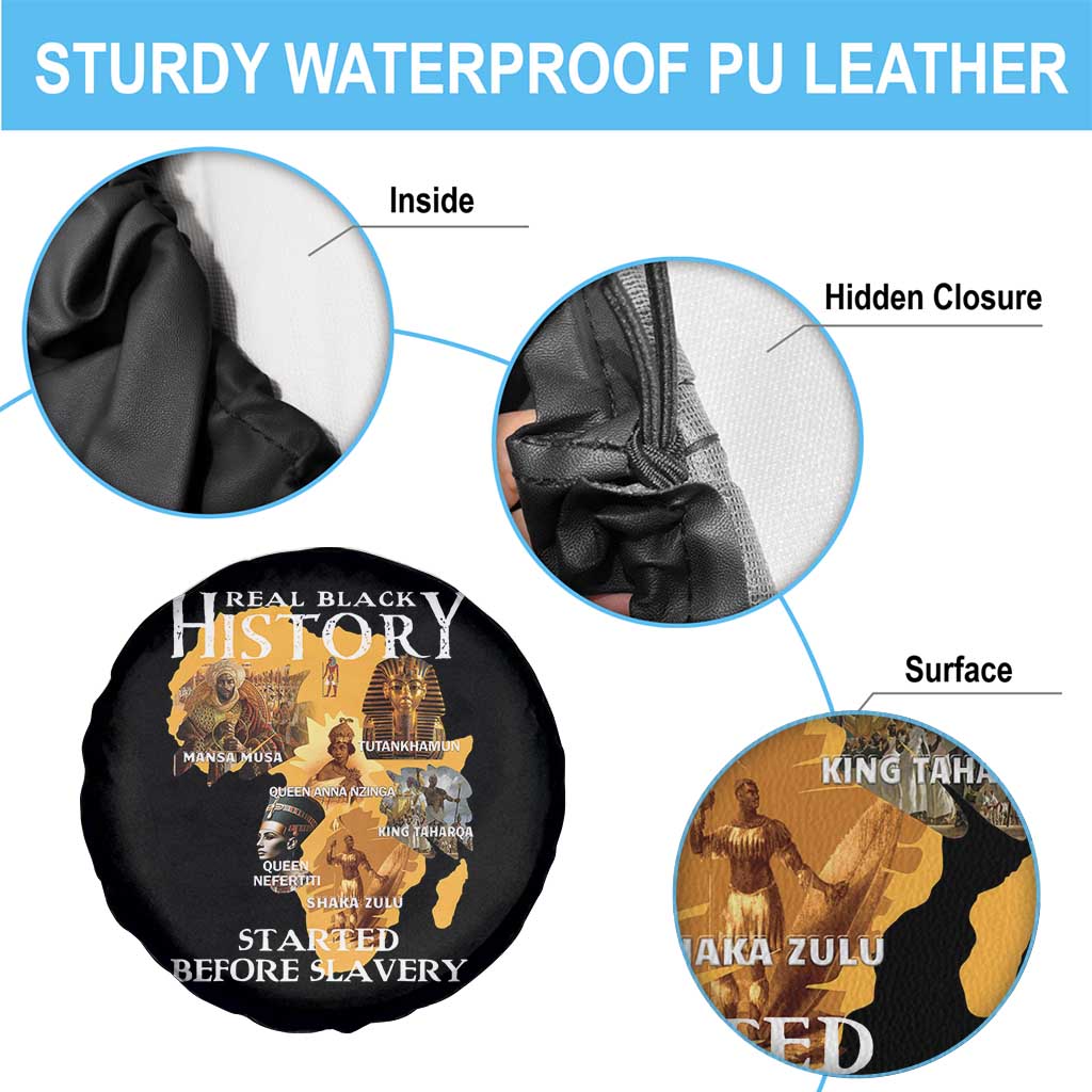 Black History Spare Tire Cover Didnt Start With Slavery TS10 Print Your Wear