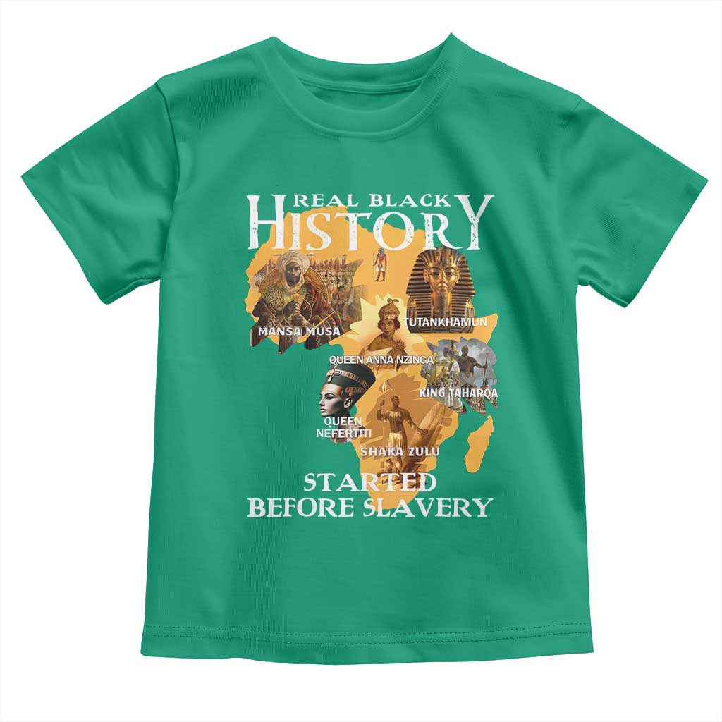 Black History Toddler T Shirt Didnt Start With Slavery TS10 Irish Green Print Your Wear