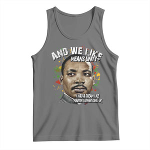 I Had A Dream Like Martin Luther King Tank Top TS10 Black Heather Print Your Wear