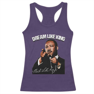 Martin Luther King Jr. Racerback Tank Top Dream Like King MLK Day Black History Month TS10 Purple Print Your Wear