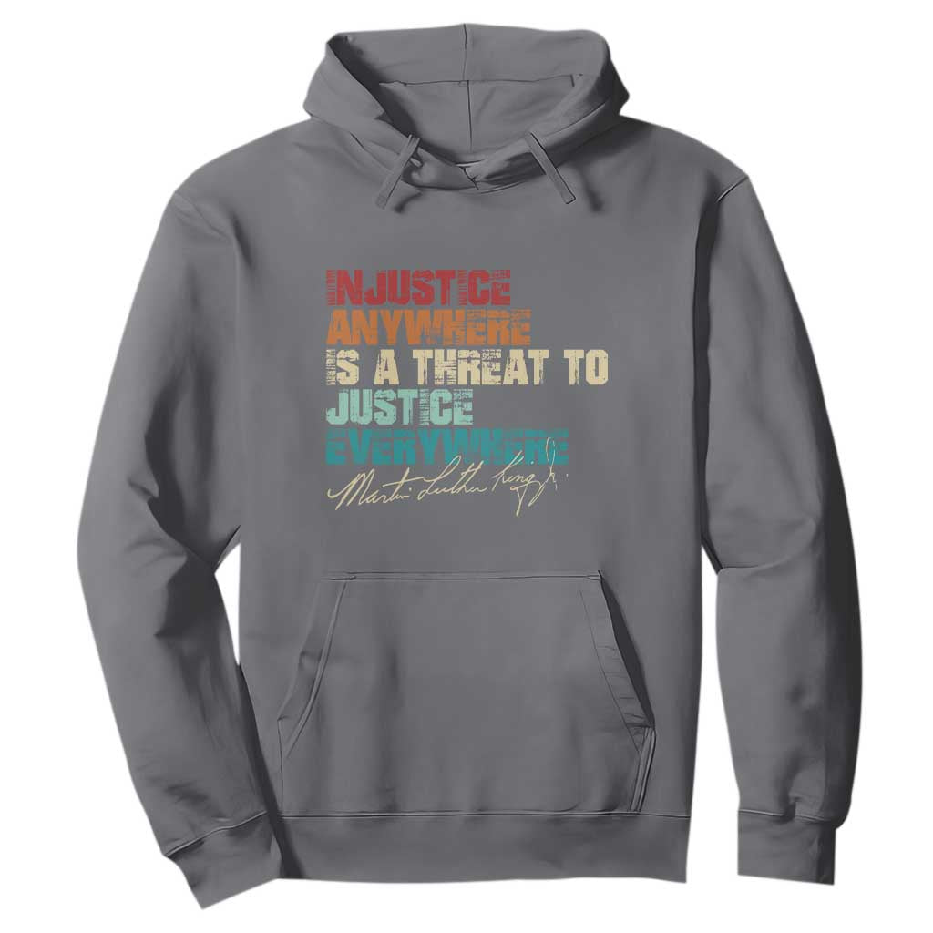Martin Luther King Jr. Hoodie Vintage Inspirational Quote MLK Day Black History Month TS10 Charcoal Print Your Wear