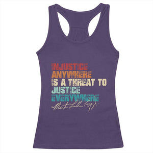 Martin Luther King Jr. Racerback Tank Top Vintage Inspirational Quote MLK Day Black History Month TS10 Purple Print Your Wear