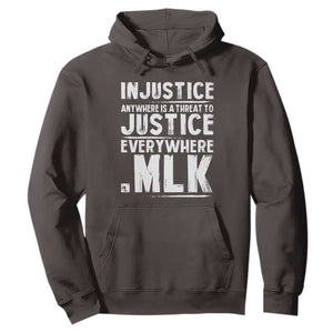 Martin Luther King Jr. Hoodie Inspirational Quote MLK Day Black History Month TS10 Dark Chocolate Print Your Wear