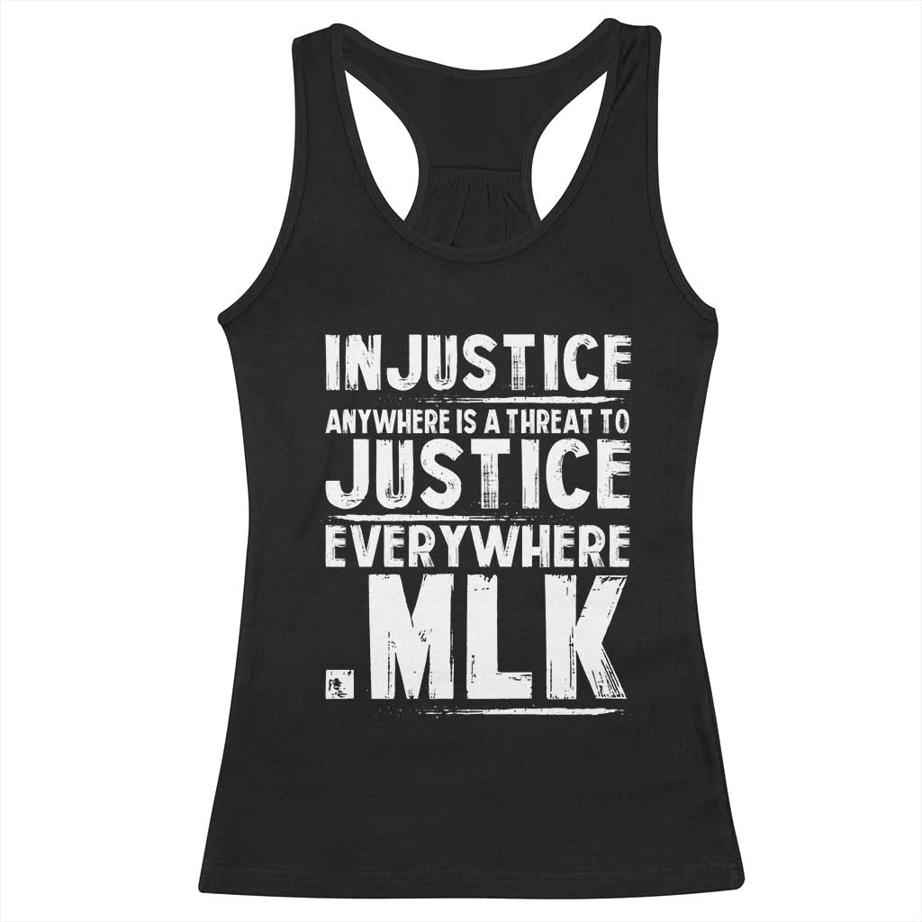 Martin Luther King Jr. Racerback Tank Top Inspirational Quote MLK Day Black History Month TS10 Black Print Your Wear