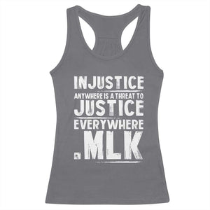 Martin Luther King Jr. Racerback Tank Top Inspirational Quote MLK Day Black History Month TS10 Charcoal Print Your Wear