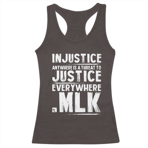 Martin Luther King Jr. Racerback Tank Top Inspirational Quote MLK Day Black History Month TS10 Dark Chocolate Print Your Wear