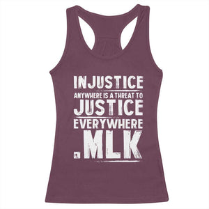 Martin Luther King Jr. Racerback Tank Top Inspirational Quote MLK Day Black History Month TS10 Maroon Print Your Wear