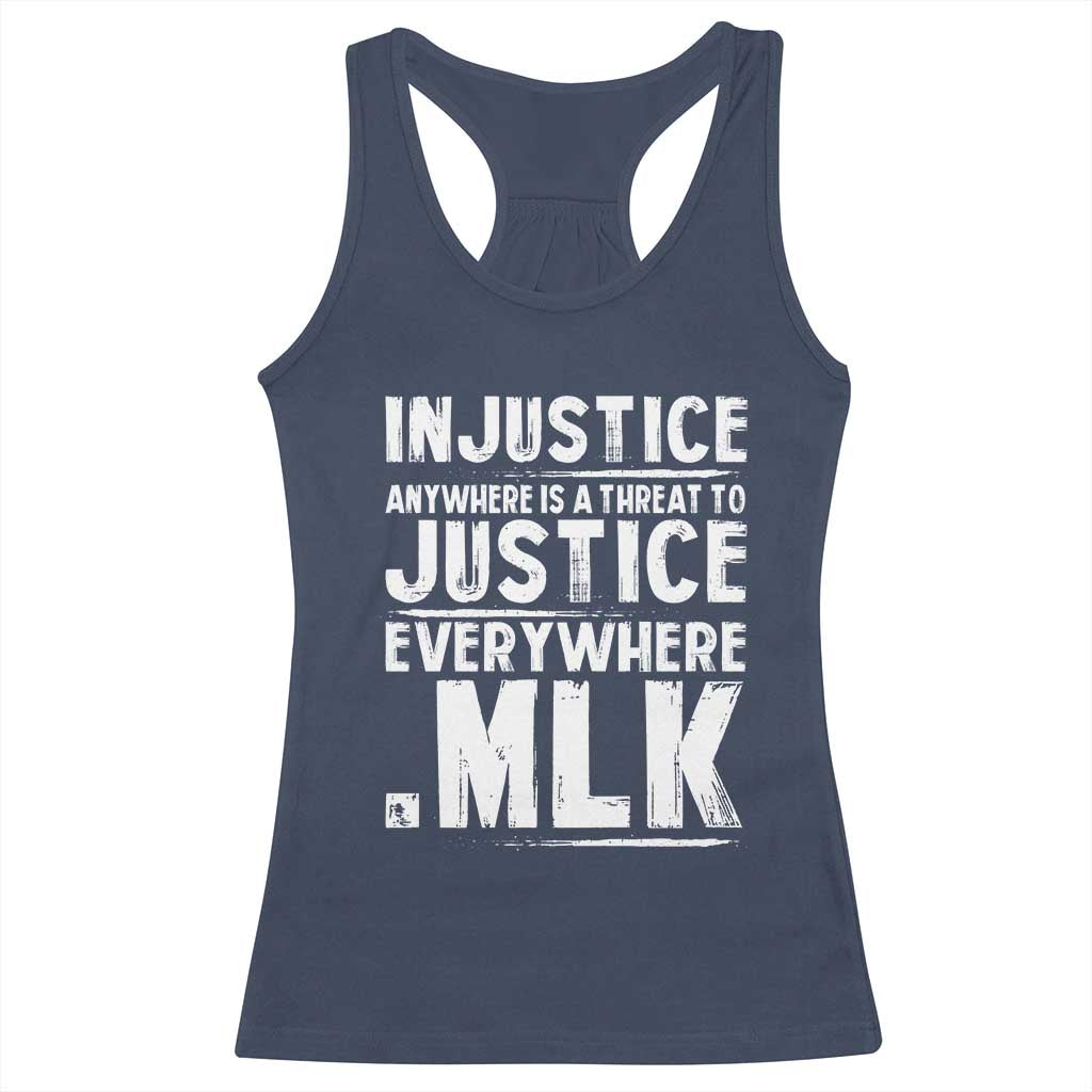 Martin Luther King Jr. Racerback Tank Top Inspirational Quote MLK Day Black History Month TS10 Navy Print Your Wear