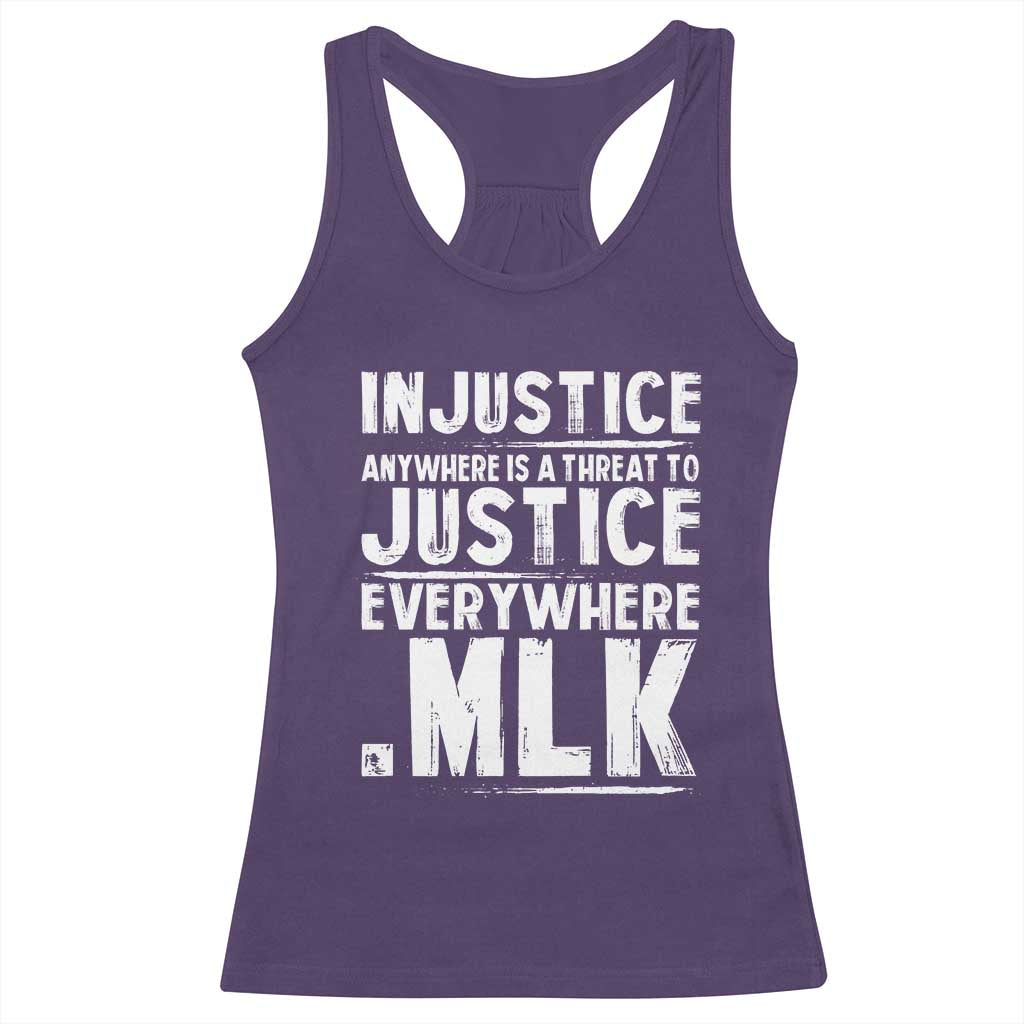 Martin Luther King Jr. Racerback Tank Top Inspirational Quote MLK Day Black History Month TS10 Purple Print Your Wear