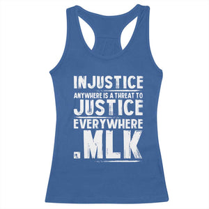 Martin Luther King Jr. Racerback Tank Top Inspirational Quote MLK Day Black History Month TS10 Royal Blue Print Your Wear