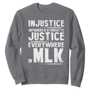 Martin Luther King Jr. Sweatshirt Inspirational Quote MLK Day Black History Month TS10 Charcoal Print Your Wear