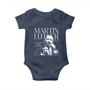 Martin Luther King Jr. Baby Onesie MLK Day Black History Month Inspirational Quote TS10 Navy Print Your Wear