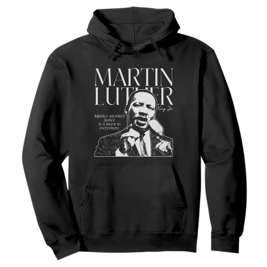 Martin Luther King Jr. Hoodie MLK Day Black History Month Inspirational Quote TS10 Black Print Your Wear