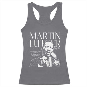 Martin Luther King Jr. Racerback Tank Top MLK Day Black History Month Inspirational Quote TS10 Charcoal Print Your Wear