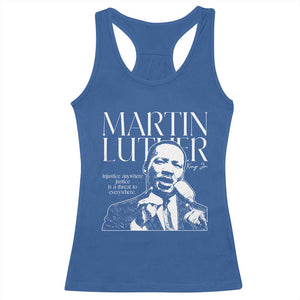 Martin Luther King Jr. Racerback Tank Top MLK Day Black History Month Inspirational Quote TS10 Royal Blue Print Your Wear