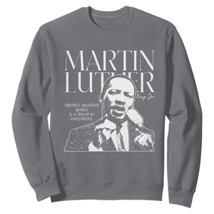 Martin Luther King Jr. Sweatshirt MLK Day Black History Month Inspirational Quote TS10 Charcoal Print Your Wear