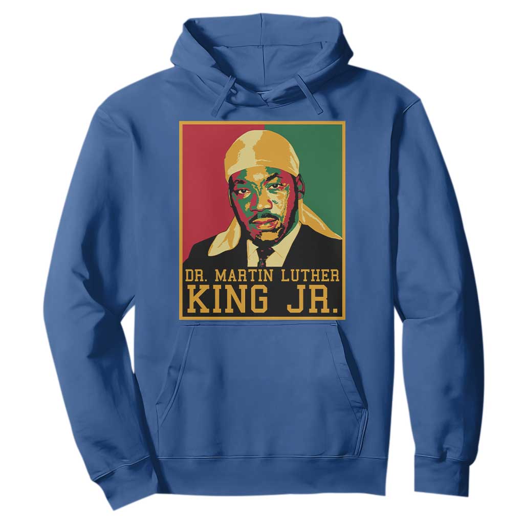 Martin Luther King Hoodie Retro MLK Day TS10 Royal Blue Print Your Wear