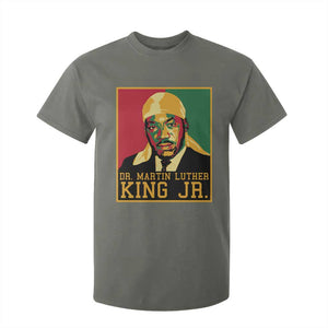 Martin Luther King T Shirt For Kid Retro MLK Day TS10 Military Green Print Your Wear