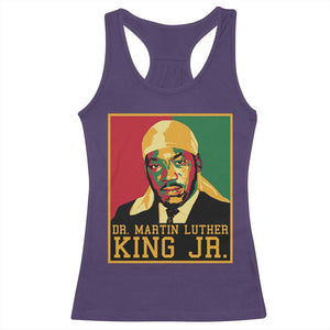 Martin Luther King Racerback Tank Top Retro MLK Day TS10 Purple Print Your Wear