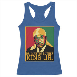 Martin Luther King Racerback Tank Top Retro MLK Day TS10 Royal Blue Print Your Wear