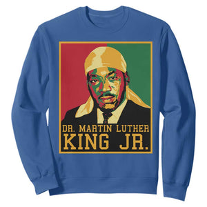 Martin Luther King Sweatshirt Retro MLK Day TS10 Royal Blue Print Your Wear