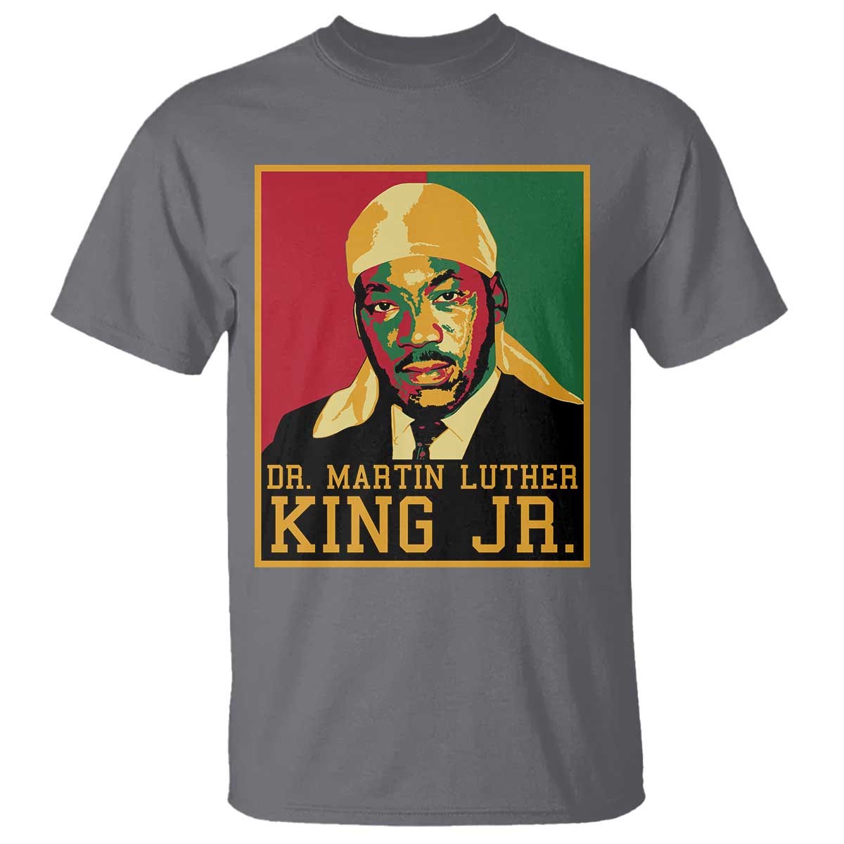 Martin Luther King T Shirt Retro MLK Day TS10 Charcoal Print Your Wear