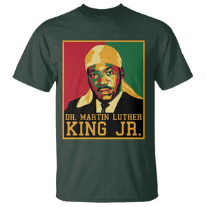 Martin Luther King T Shirt Retro MLK Day TS10 Dark Forest Green Print Your Wear