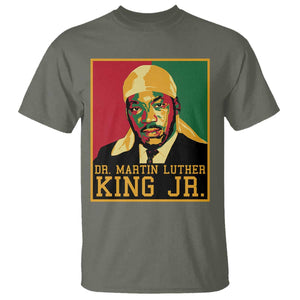 Martin Luther King T Shirt Retro MLK Day TS10 Military Green Print Your Wear