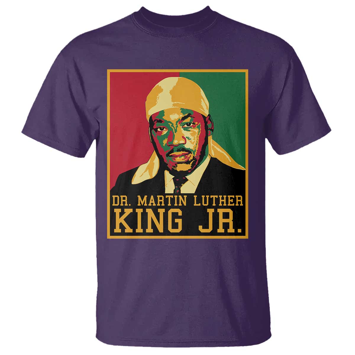 Martin Luther King T Shirt Retro MLK Day TS10 Purple Print Your Wear