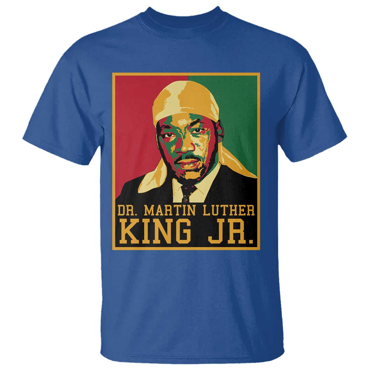 Martin Luther King T Shirt Retro MLK Day TS10 Royal Blue Print Your Wear