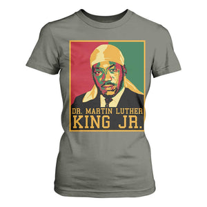 Martin Luther King T Shirt For Women Retro MLK Day TS10 Military Green Print Your Wear