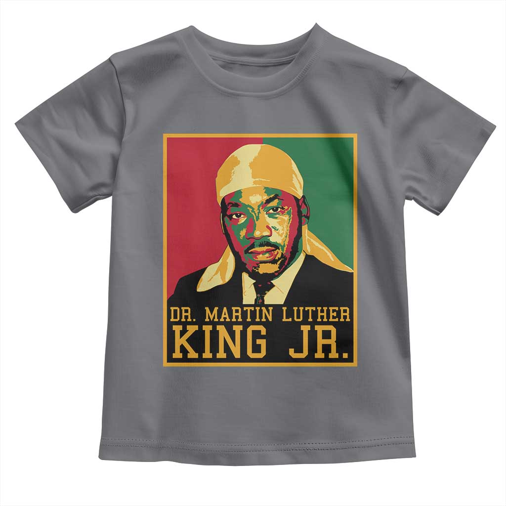 Martin Luther King Toddler T Shirt Retro MLK Day TS10 Charcoal Print Your Wear