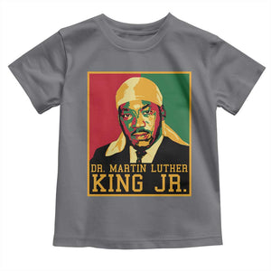 Martin Luther King Toddler T Shirt Retro MLK Day TS10 Charcoal Print Your Wear