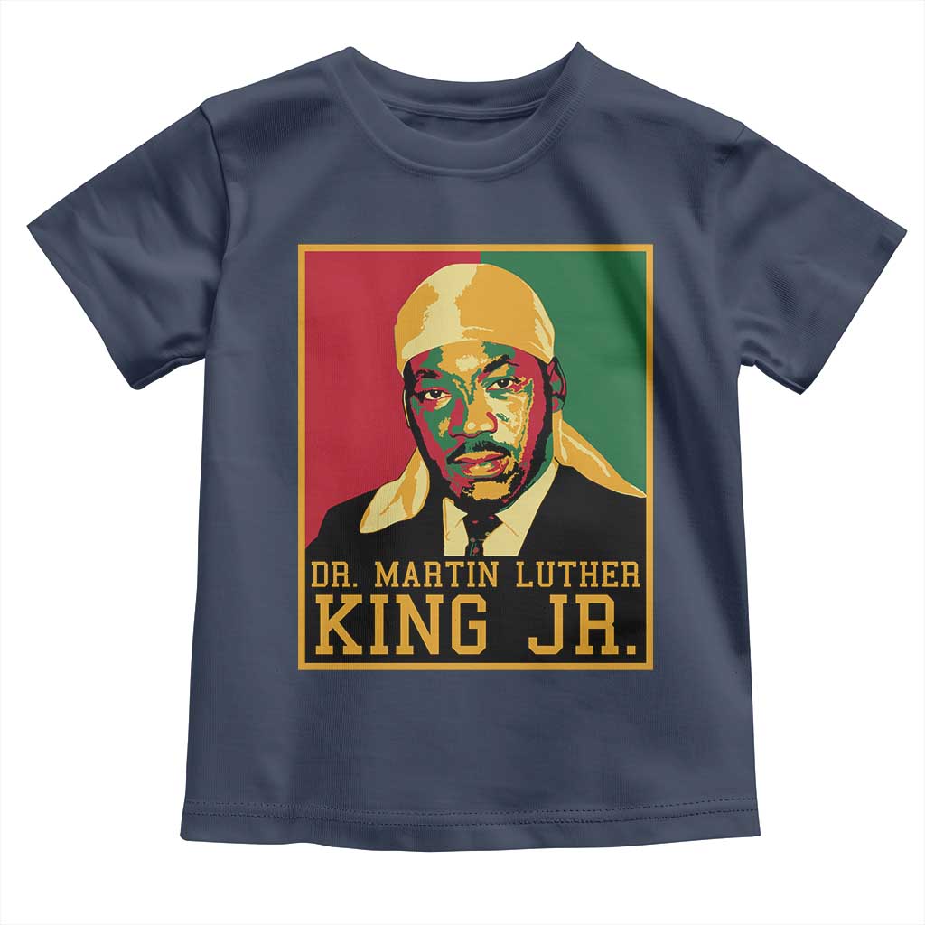 Martin Luther King Toddler T Shirt Retro MLK Day TS10 Navy Print Your Wear
