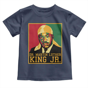 Martin Luther King Toddler T Shirt Retro MLK Day TS10 Navy Print Your Wear