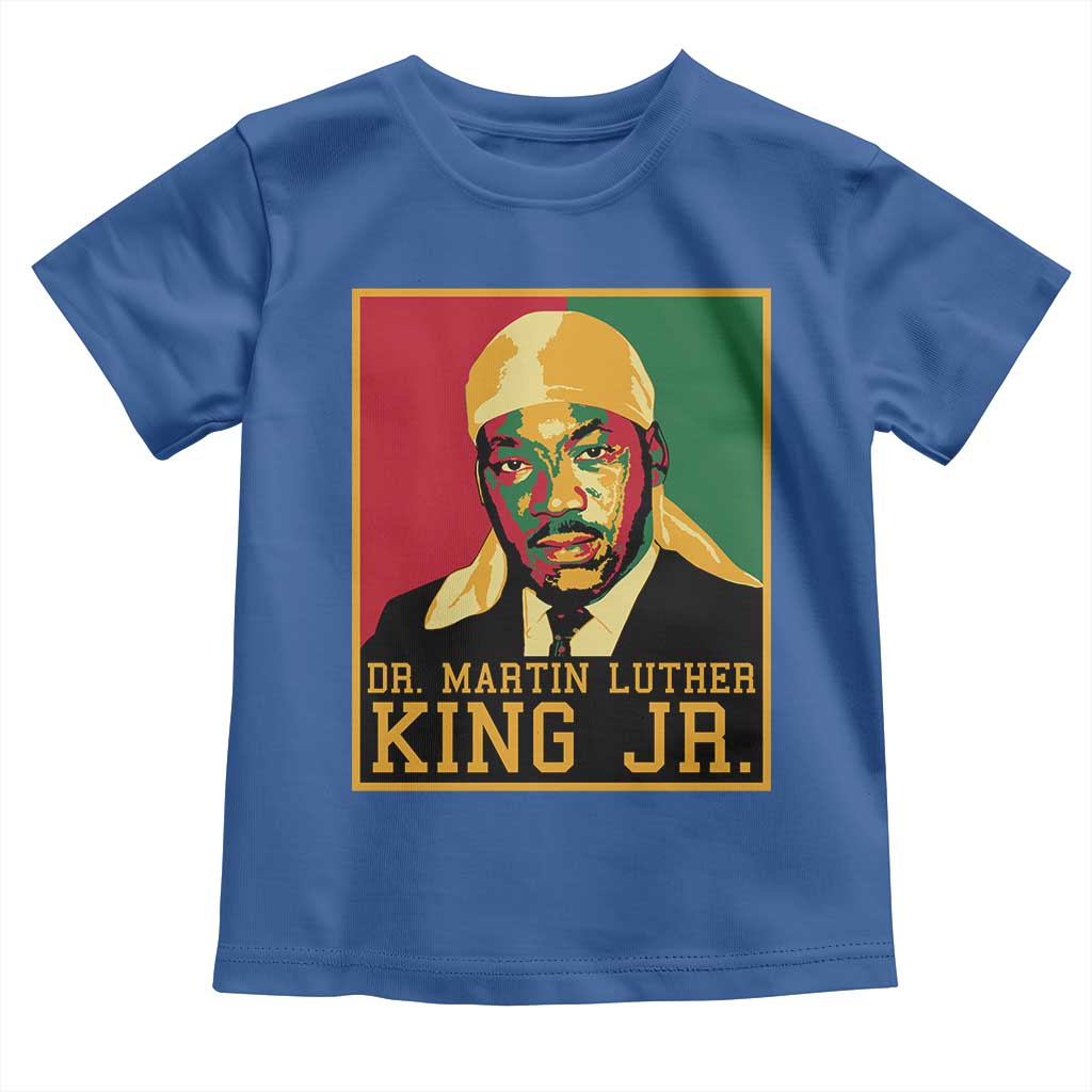 Martin Luther King Toddler T Shirt Retro MLK Day TS10 Royal Blue Print Your Wear