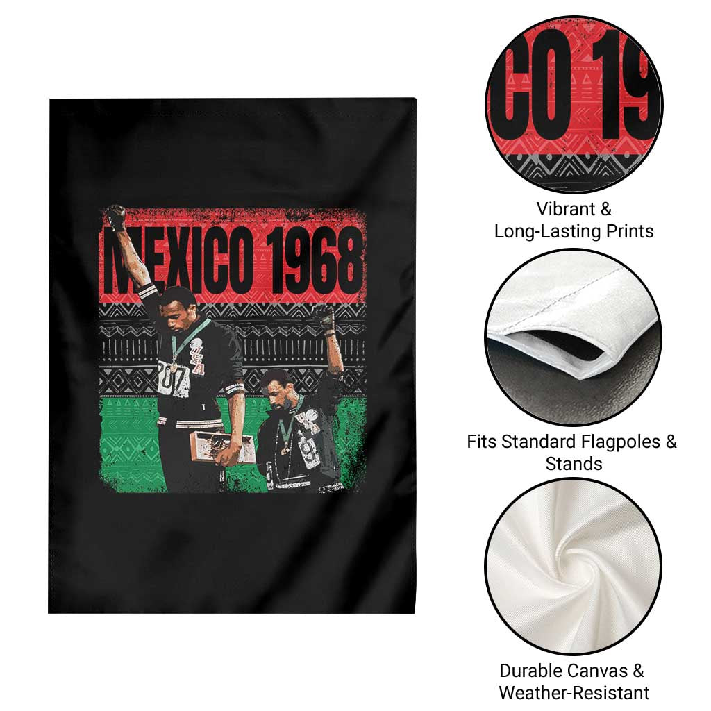 Black Power Salute 1968 Garden Flag Black History Month Civil Rights Movement TS10 Print Your Wear