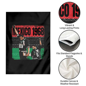 Black Power Salute 1968 Garden Flag Black History Month Civil Rights Movement TS10 Print Your Wear