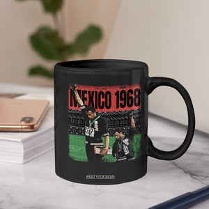 Black Power Salute 1968 Coffee Mug Black History Month Civil Rights Movement TS10 Print Your Wear
