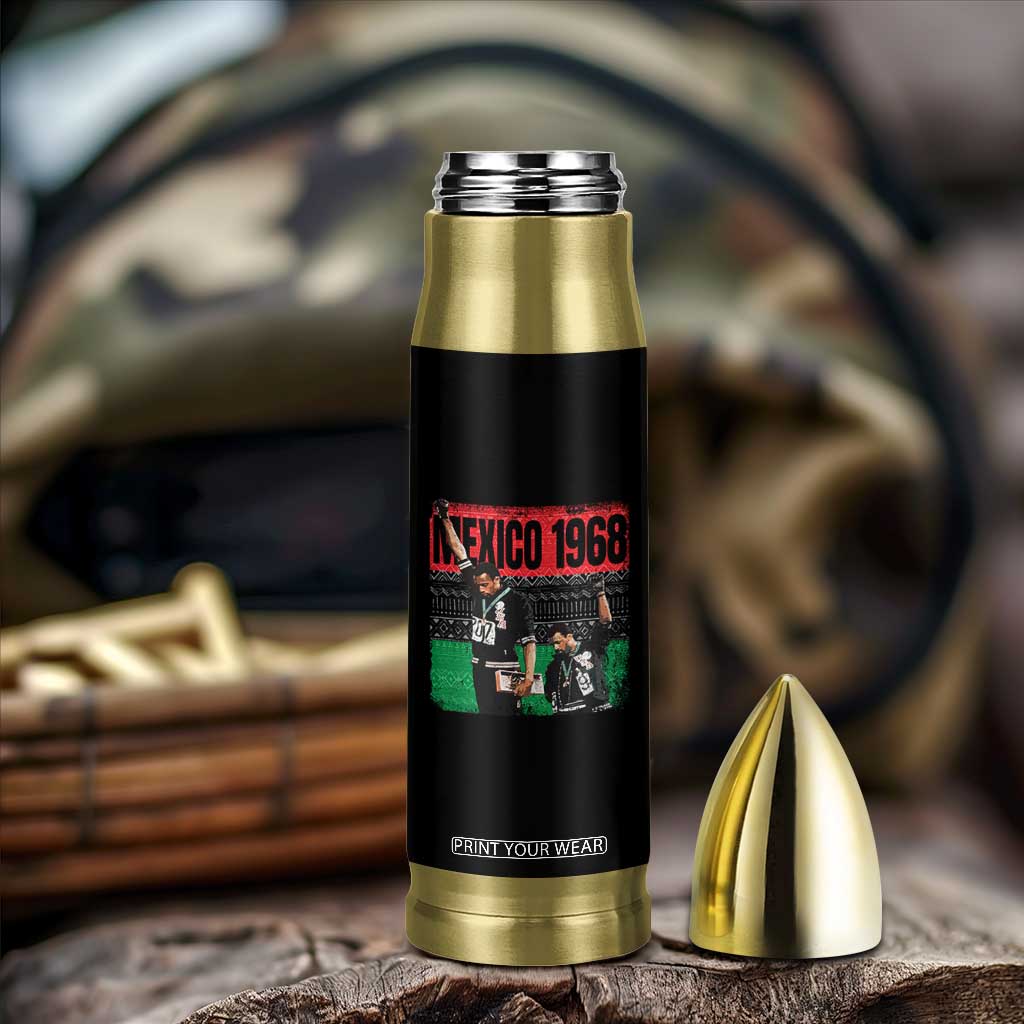 Black Power Salute 1968 Bullet Tumbler Black History Month Civil Rights Movement TS10 Print Your Wear