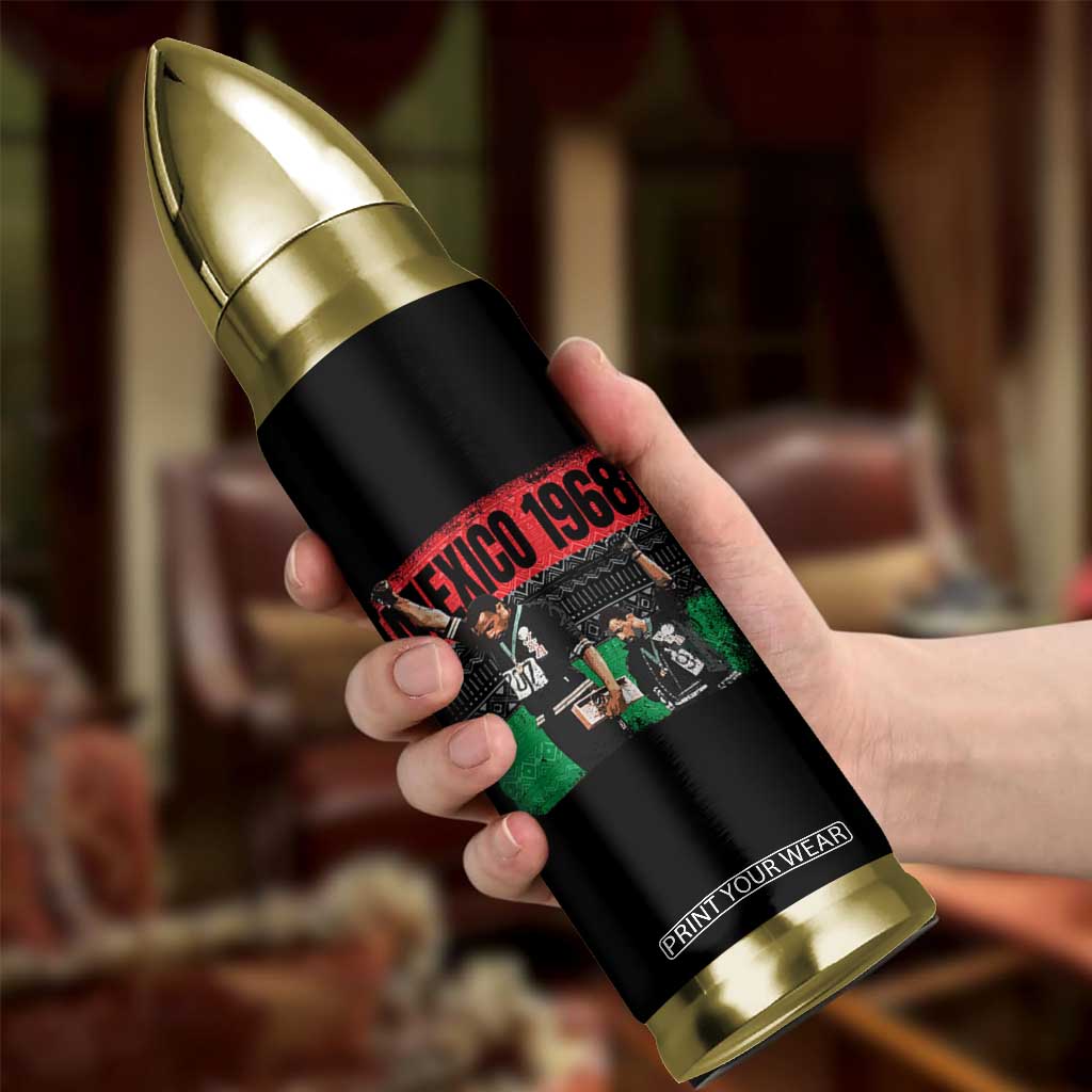 Black Power Salute 1968 Bullet Tumbler Black History Month Civil Rights Movement TS10 Print Your Wear