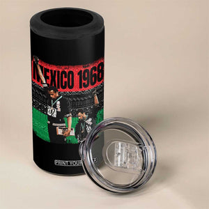 Black Power Salute 1968 4 in 1 Can Cooler Tumbler Black History Month Civil Rights Movement TS10 Print Your Wear