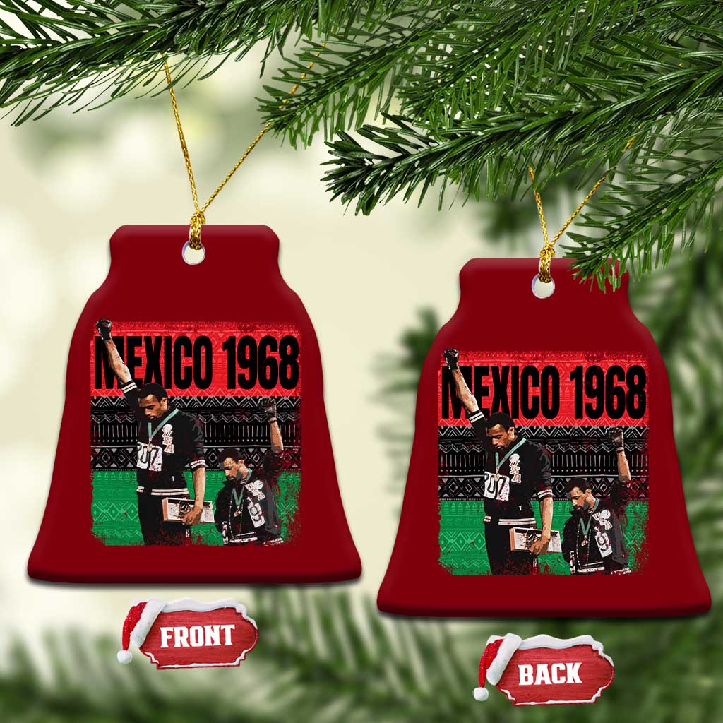 Black Power Salute 1968 Ceramic Ornament Black History Month Civil Rights Movement TS10 Print Your Wear