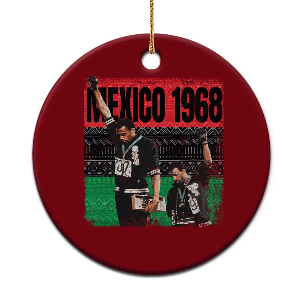 Black Power Salute 1968 Ceramic Ornament Black History Month Civil Rights Movement TS10 1pc Red Print Your Wear