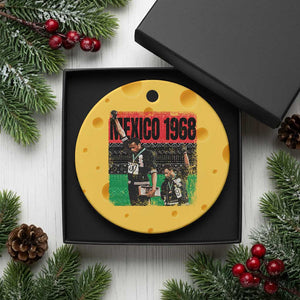 Black Power Salute 1968 Ceramic Ornament Black History Month Civil Rights Movement TS10 1pc Yellow Cheese Print Your Wear