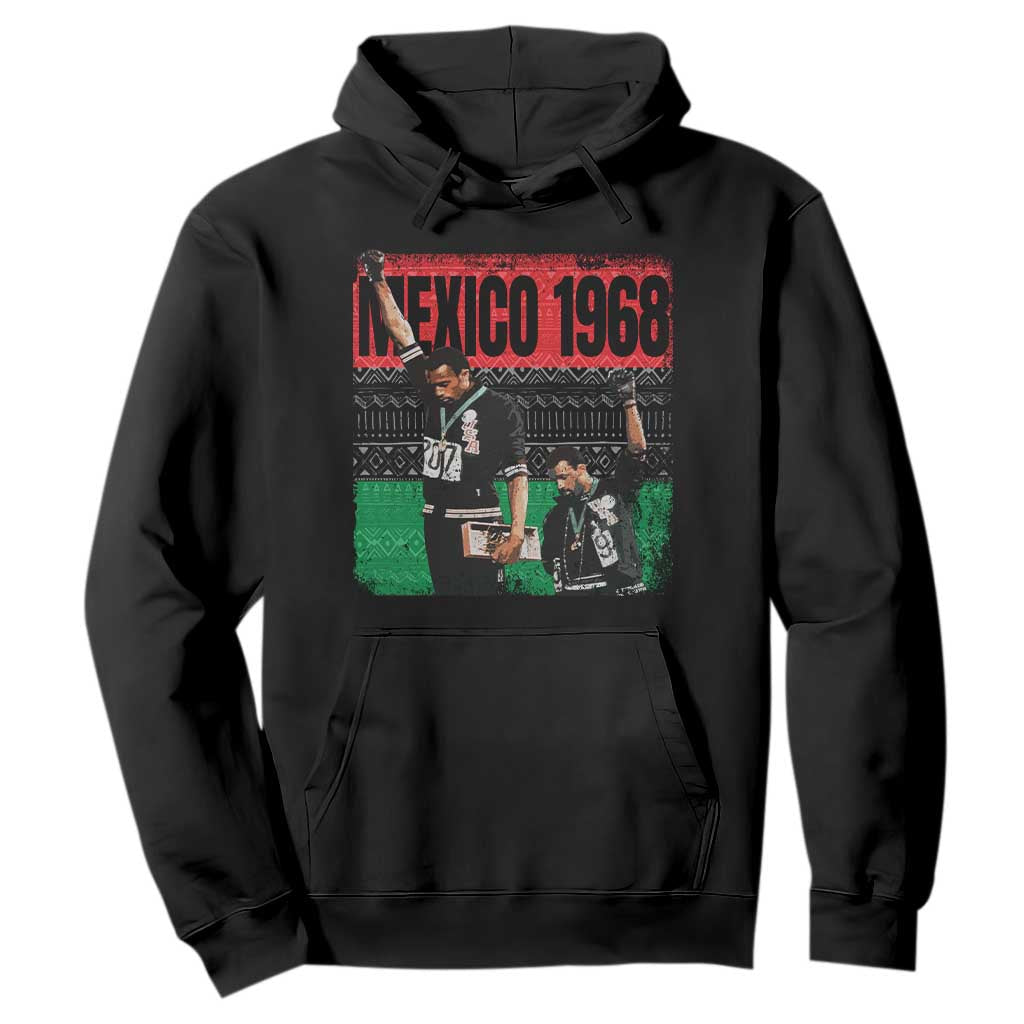 Black Power Salute 1968 Hoodie Black History Month Civil Rights Movement TS10 Black Print Your Wear