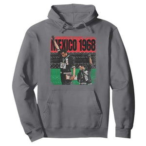 Black Power Salute 1968 Hoodie Black History Month Civil Rights Movement TS10 Charcoal Print Your Wear